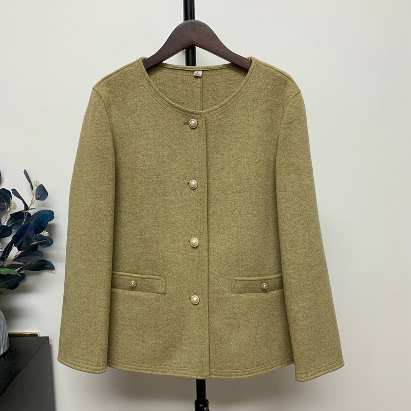 高端中老年妈妈装秋季外套短款