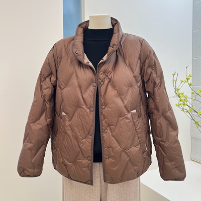 羽绒服妈妈装90白鸭绒保暖外套