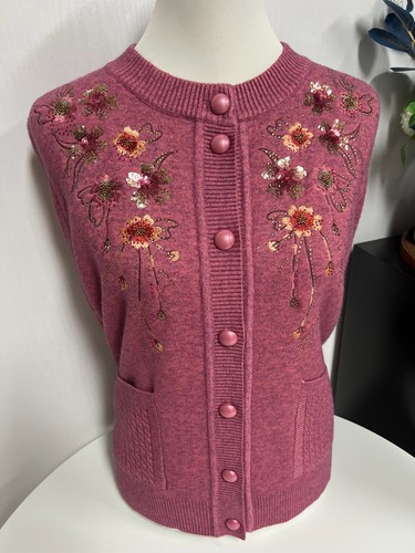 秋冬新品加绒加厚奶奶装外套毛衣