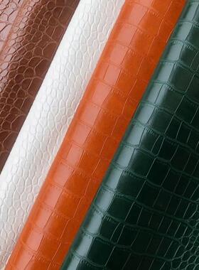 【910鳄鱼纹】厚度1.0mm皮革硬软包手机壳手工DIY皮料箱包包装盒