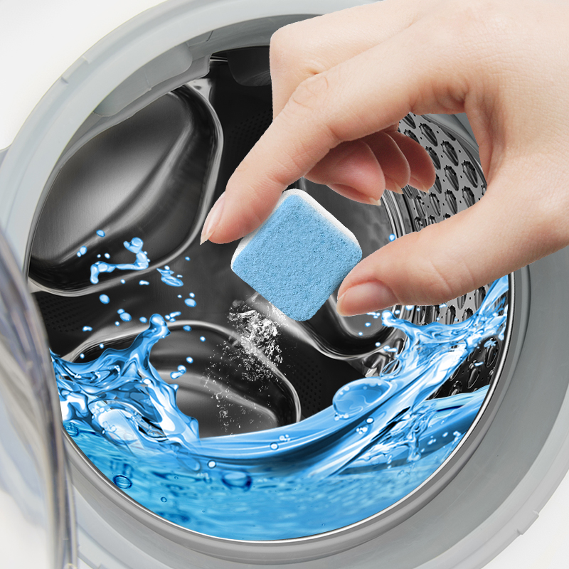 洗衣机槽清洁泡腾片清洗剂全自动滚筒家用清洁消毒除垢去污渍12粒