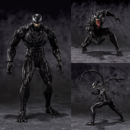 新SHF毒液3手办最后一舞玩具超可动埃迪毒液马致命守护周边儿童