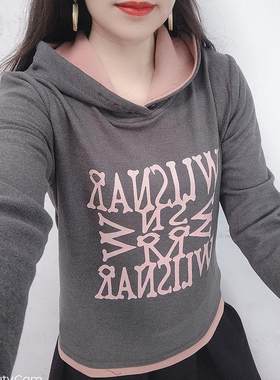 德绒卫衣女长袖2024秋冬新款套头显瘦内搭打底衫上衣加厚t恤休闲