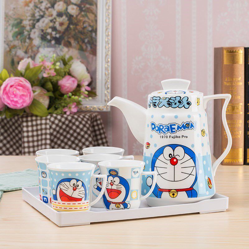 水杯套装 家用冷水壶 陶瓷耐高温创意卡通凉水壶冷热水瓶水杯水具在类目 餐饮具, 杯子/水杯/水壶, 冷水壶中 - 来自Buy2taobao.com提供专业的淘宝代购服务