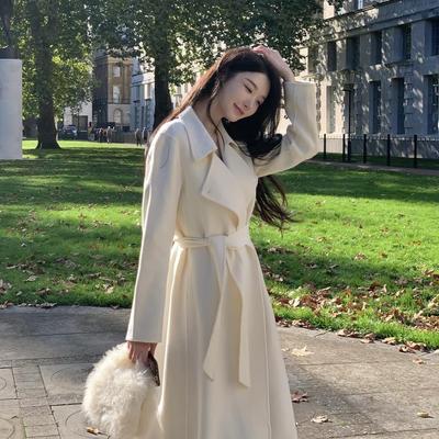 Wcouture羊绒羊毛毛呢大衣