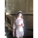 少女心Wcouture原创 露肩浣熊绒加厚羊毛针织连衣裙 多种穿法