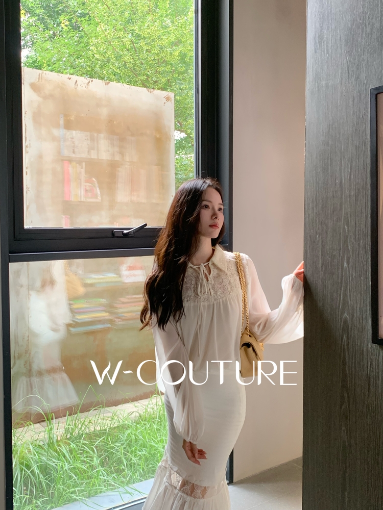 Wcouture双层雪纺衬衫罩衫