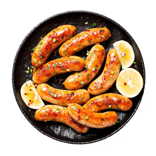 纽伦堡香肠奎斯特李酒店西餐早餐肠冷冻白肠烤肠营养肉肠早餐烤肠