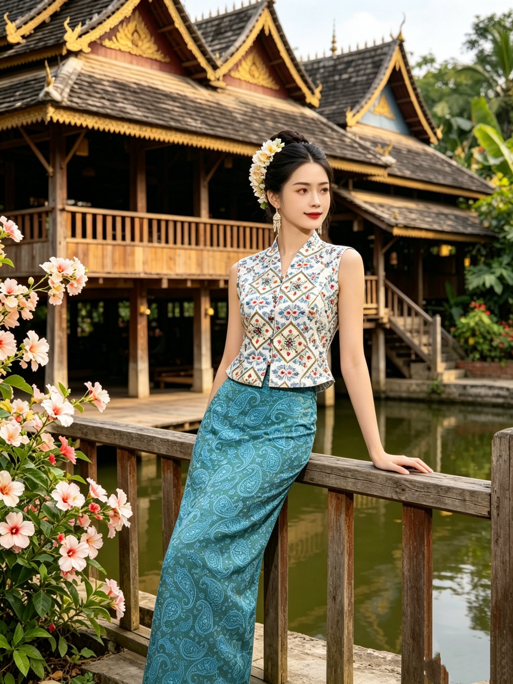 新款女傣族服装西双版纳民族服饰泰国风影楼写真旅游拍照女装