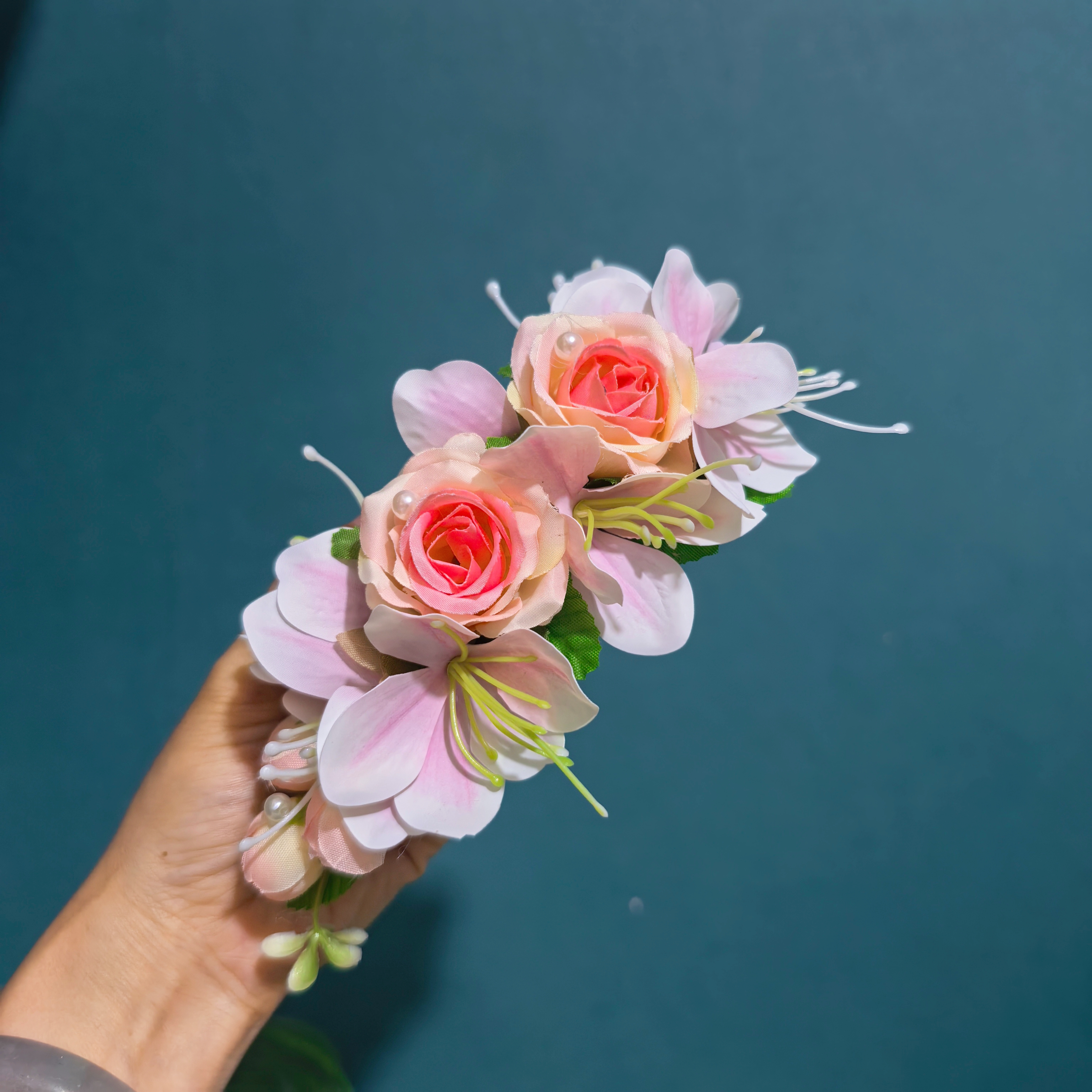 云南傣族头花发梳舞蹈泰国头饰手工民族发饰影楼服装演出配饰女款