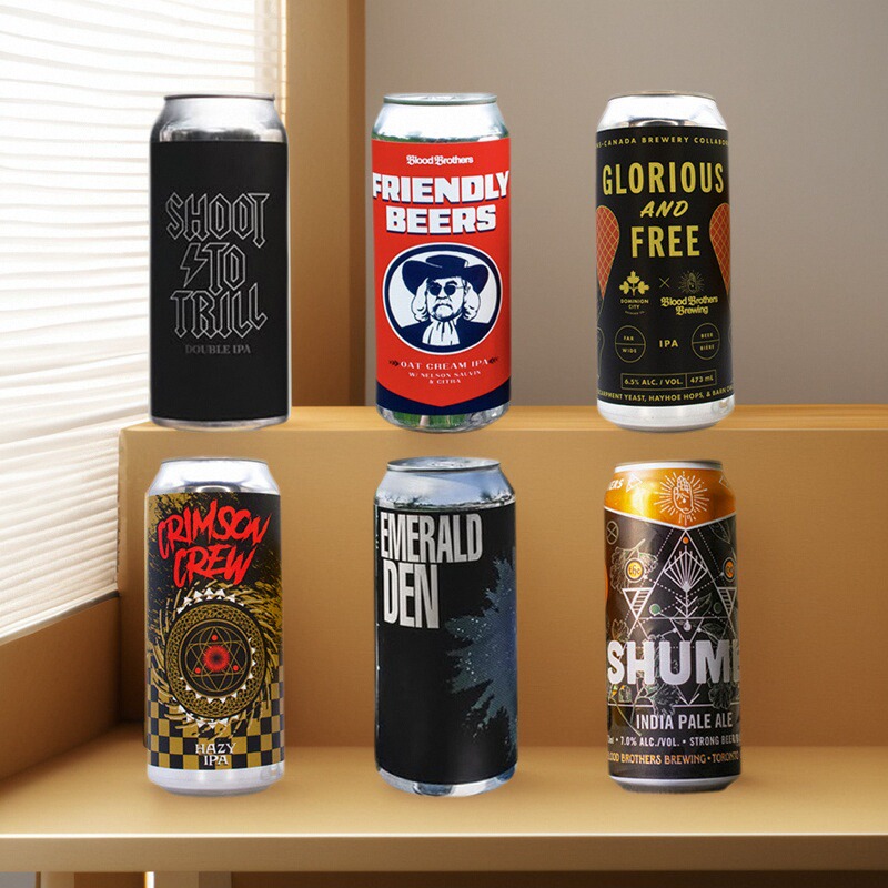 加拿大进口铁血兄弟欢呼雀跃双倍浑浊IPA天赐三倍浑浊精酿啤酒