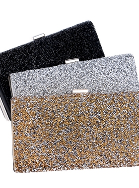 Women Evening Clutch Sequin Handbag Female Crystal Party Bag