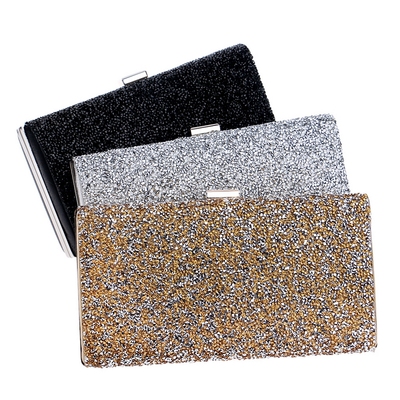 Women Evening Clutch Sequin Handbag Female Crystal Party Bag