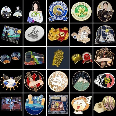 Badges Customize metal badge Brooches LOGO pin Gift Souvenir