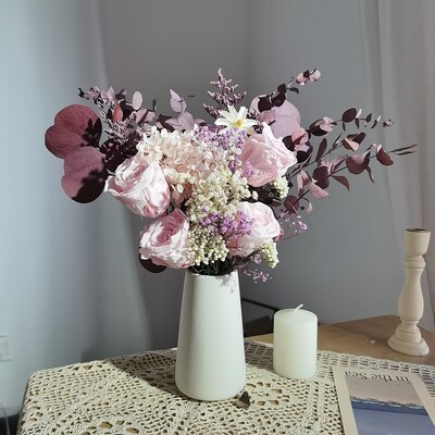 永生花天然真花风干轻奢干花束网红芦苇高级干花客厅装饰摆设摆件 虎窝淘