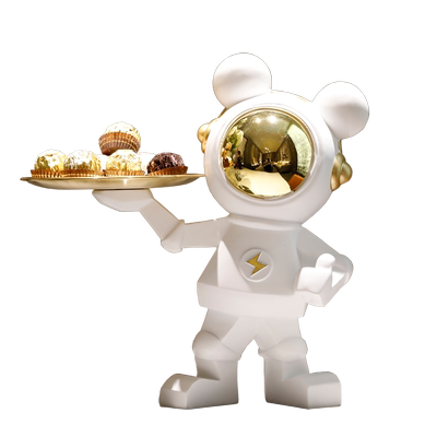 宇航员太空人糖果盘前台收纳盘