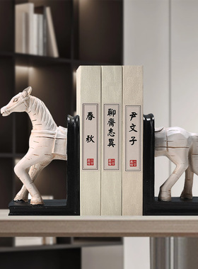 豪布斯卡树脂祝福复古书柜玄关