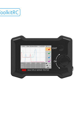 ToolkitRC ST8 8通道 舵机专用测试仪 8路输出信号测试电流采集器