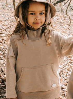 Petite Revery加拿大小云朵童装儿童摇粒绒马甲秋冬加绒保暖