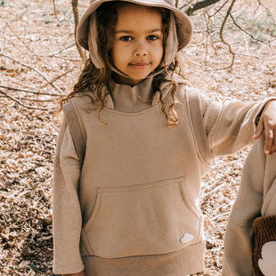 Petite 儿童摇粒绒马甲秋冬加绒保暖 Revery加拿大小云朵童装