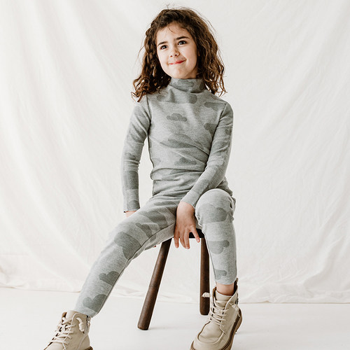 Petite Revery加拿大小云朵童装儿童裤子长裤休闲打底裤秋冬