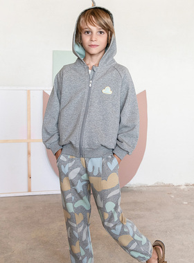 Petite Revery加拿大小云朵童装儿童针织打底裤速干裤子百搭休闲