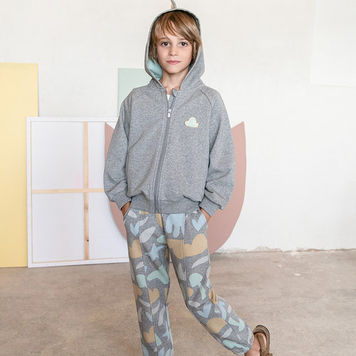 Petite Revery加拿大小云朵童装儿童针织打底裤速干裤子百搭休闲