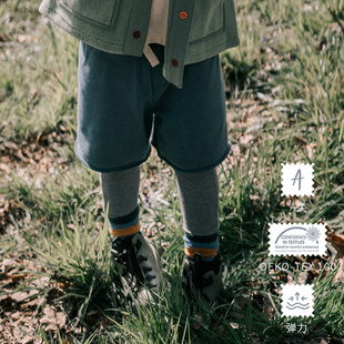 Petite Revery加拿大小云朵童装童裤子运动裤儿童假两件长裤