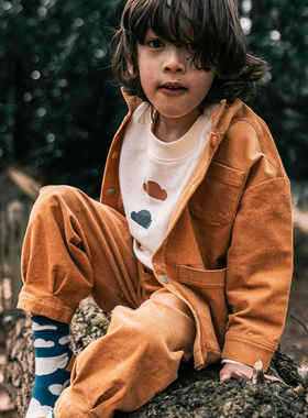 Petite Revery加拿大小云朵童装儿童灯芯绒外套短裙连衣裙男女童