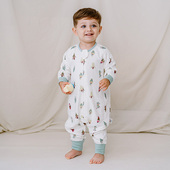 分腿防踢被四季 Nest 通用 七分袖 长袖 Designs婴儿睡袋春夏款 短袖