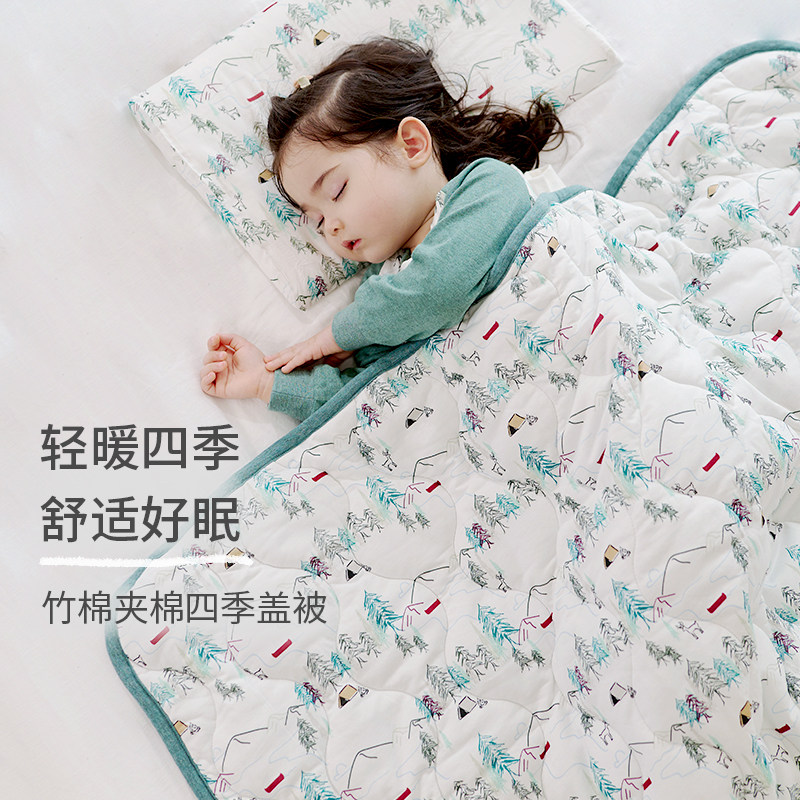 NestDesigns婴儿被子夹棉四季被图片