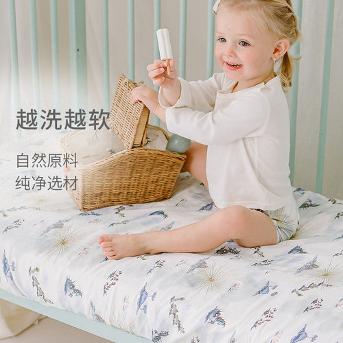 NestDesigns婴儿宝宝纯棉床笠