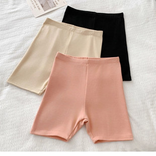 冬季加绒打底裤内穿防走光安全裤女秋配裙子短裤加厚德绒保暖内裤