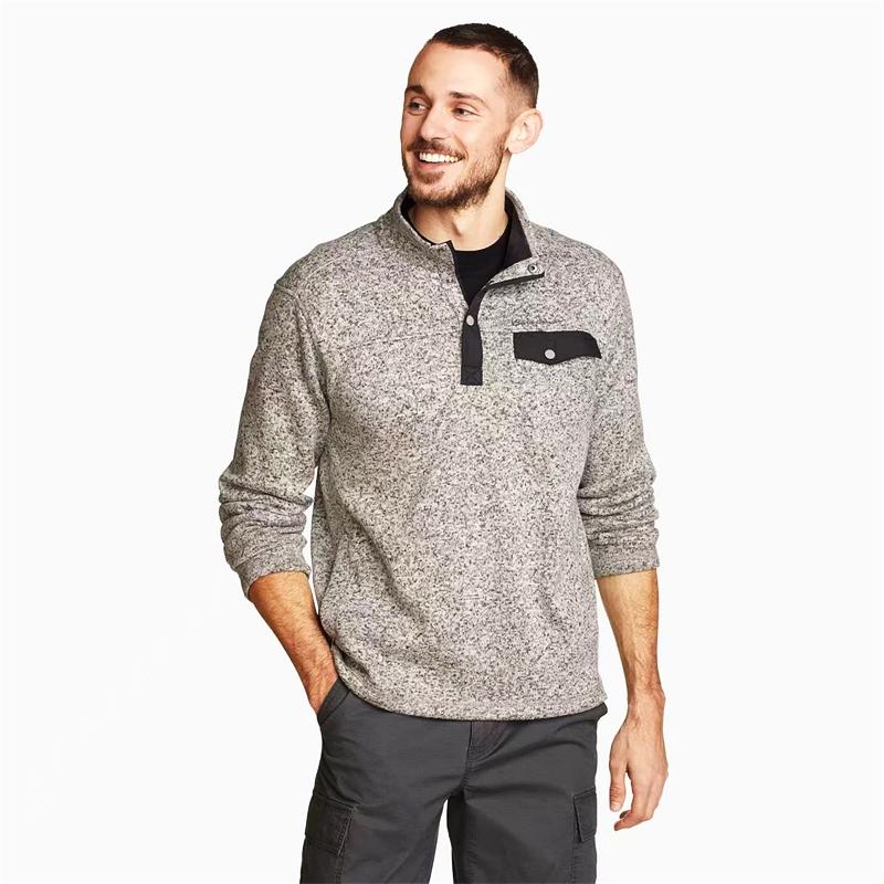 男款户外运动抓绒大码