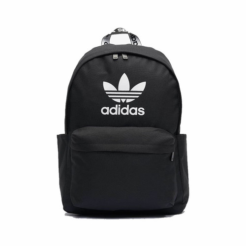 阿迪达斯Adidas三叶草男女运动休闲通勤学生可调节书包黑色H35596