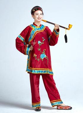 媒婆服装女演老太太服出老太婆地主33811奶奶衣头饰头服套假发表