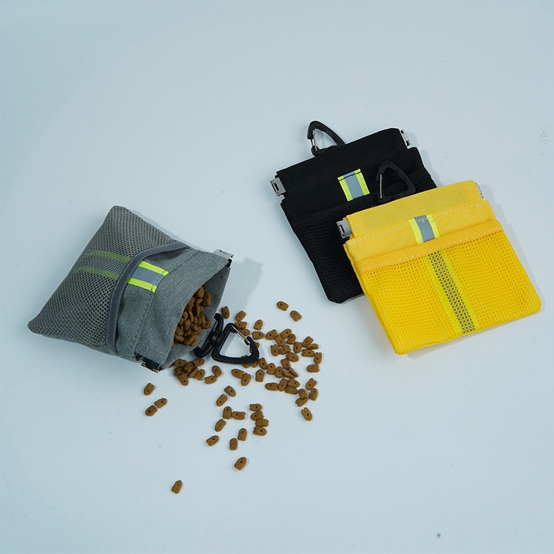 亚马逊跨境新品宠物外出腰包投喂零食袋 大容量多功能零食奖励袋