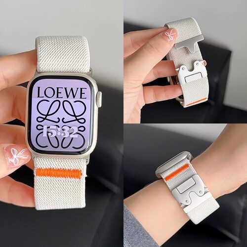 适用红米watch降落伞尼龙编织带