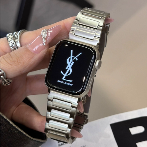 适用红米watch方格工字不锈钢带