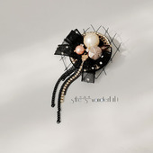 外套装 花开饰界复古宫廷流苏个性 胸花女西装 饰无痕吸铁石别针胸针