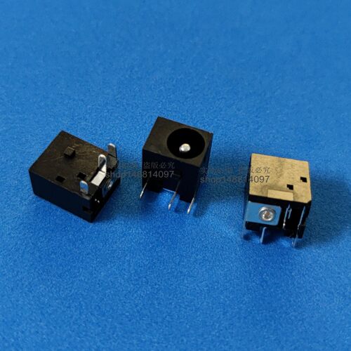 DC-044 电源插座 DC044B电源三脚座 5.5*2.1/2.5MM 半包 3脚 3P