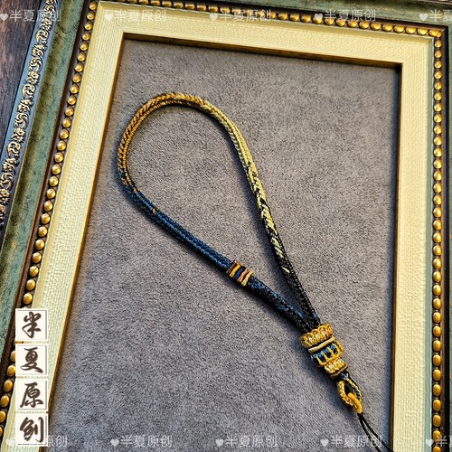手把件高货质感手机挂绳子男女手工编织短款粗文玩粗绳子复古文艺