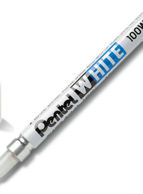 pentel  100WS 派通油漆笔 白色油漆笔 日本产 质量好带备用笔尖