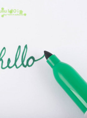 Sharpie 30004 Green Fine Point Permanent Marker 绿色记号笔