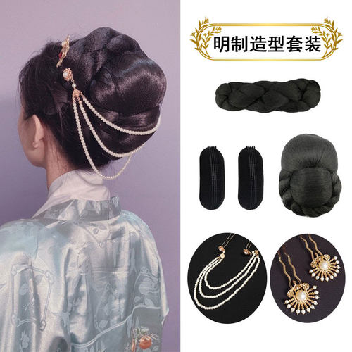 古装造型假发汉服仙女麻花