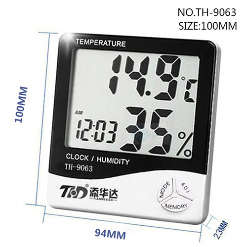 室内温湿度计添华达家用室内干湿温度计数显大屏幕电子温度计包邮