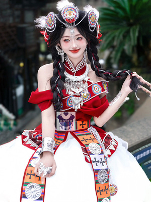 苗家印象2024涤纶新纳西族旅拍服