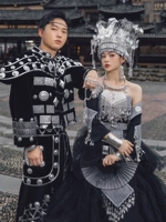 Улучшенные костюмы Мяо, женские свадебные платья, парные фототуры, этнические костюмы Мяо и Туцзя, новые наборы.