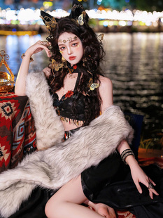 新款部落公主服装套装野性旗袍款民族风异域公主敦煌大漠公主写真