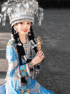 苗族服装苗家印象涤纶刺绣2024女